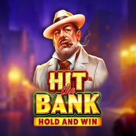 Hit The Bank Hold and Win online game logo by Playson on spinsaura.fr