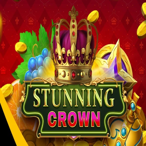 Stunning Crown slot icon by BF Games, available at Spinaura Casino