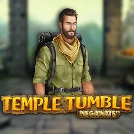 Temple Tumble Megaways slot logo by Relax Gaming at Spinaura Casino