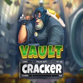 Vault Cracker slot logo by Red Tiger Gaming at Spinaura Casino